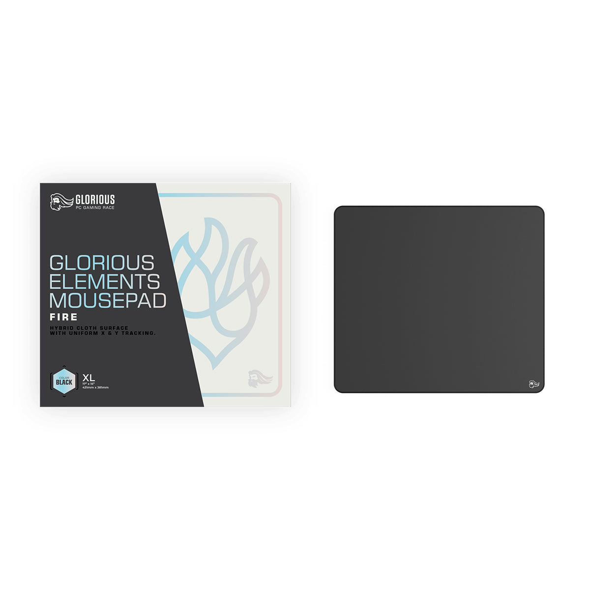 GLORIOUS ELEMENTS MOUSEPAD FIRE (XL) (BLACK) - DataBlitz