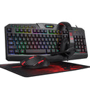 REDRAGON GAMING ESSENTIALS 4 IN 1 SET (KEYBOARD/MOUSE/MOUSEPAD/HEADSET) (S101-BA-2) - DataBlitz