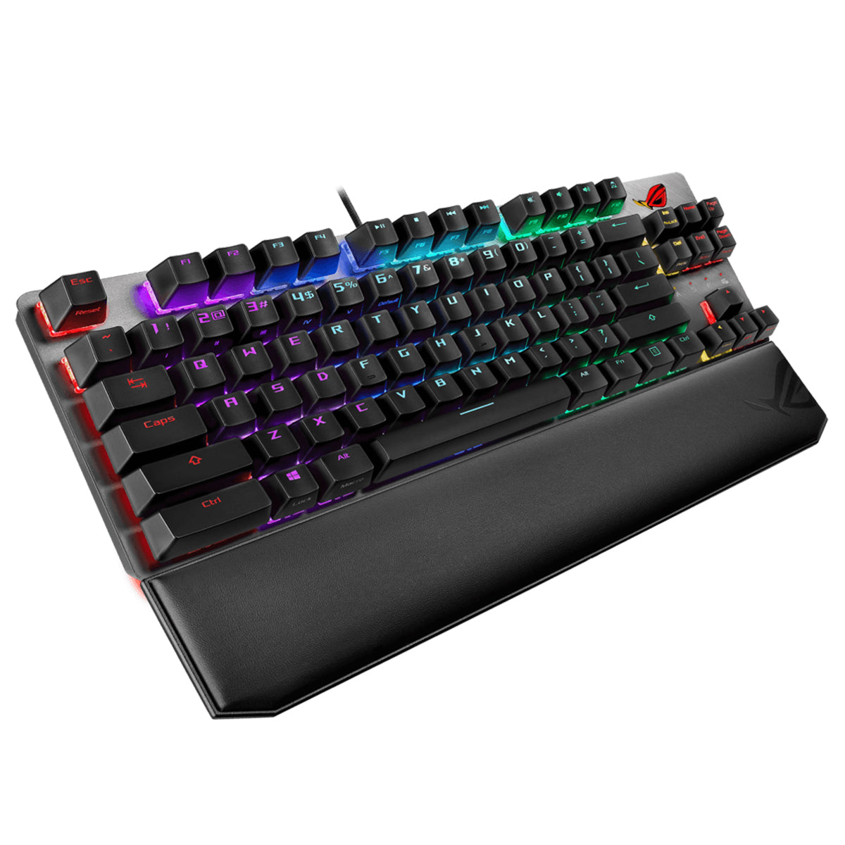 ASUS ROG STRIX X801 RGB SCOPE TKL DELUXE MECHANICAL GAMING KEYBOARD (CHERRY MX RGB RED) - DataBlitz