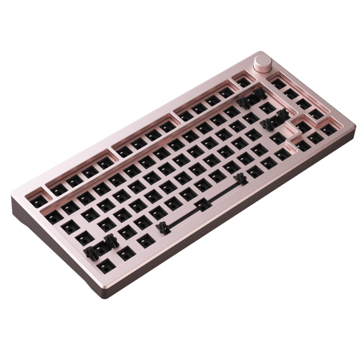AKKO MOD007 RGB MECHANICAL KEYBOARD HOT-SWAPPABLE DIY KIT GASKET MOUNT WITH 82-KEY LAYOUT (PINK) - DataBlitz