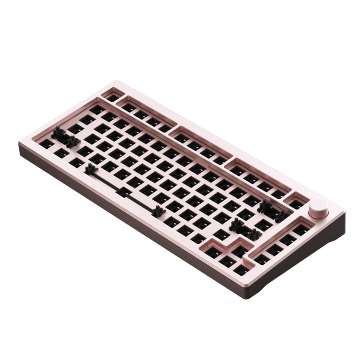 AKKO MOD007 RGB MECHANICAL KEYBOARD HOT-SWAPPABLE DIY KIT GASKET MOUNT WITH 82-KEY LAYOUT (PINK) - DataBlitz