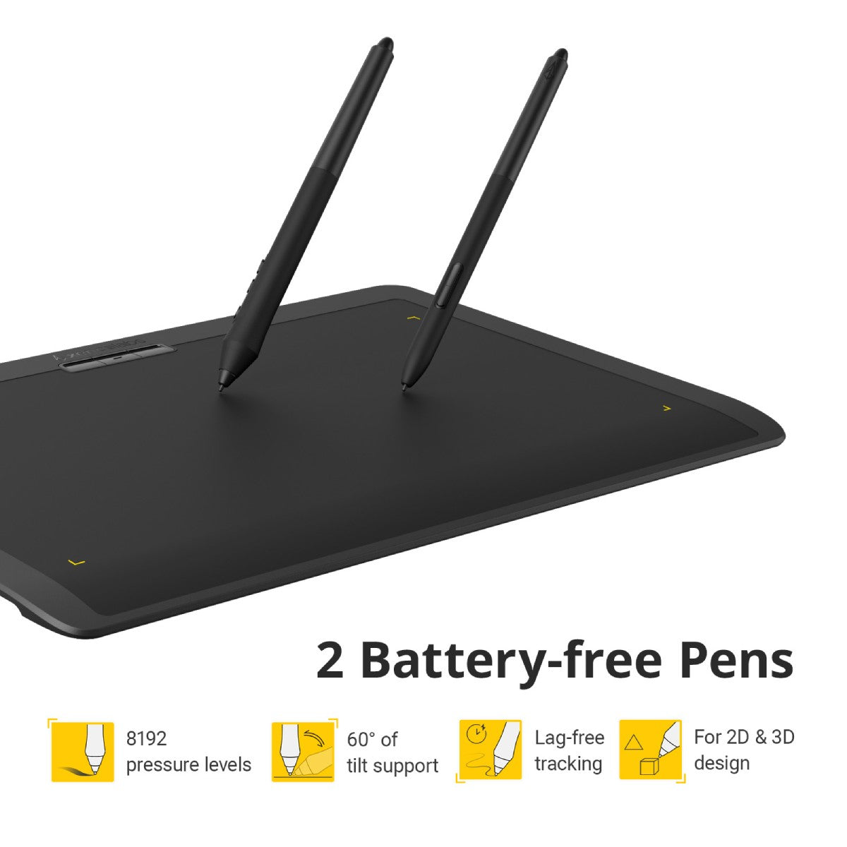 Xencelabs Pen Tablet Medium Bundle (Carbon Black) (BPH1212W-K02A) | DataBlitz