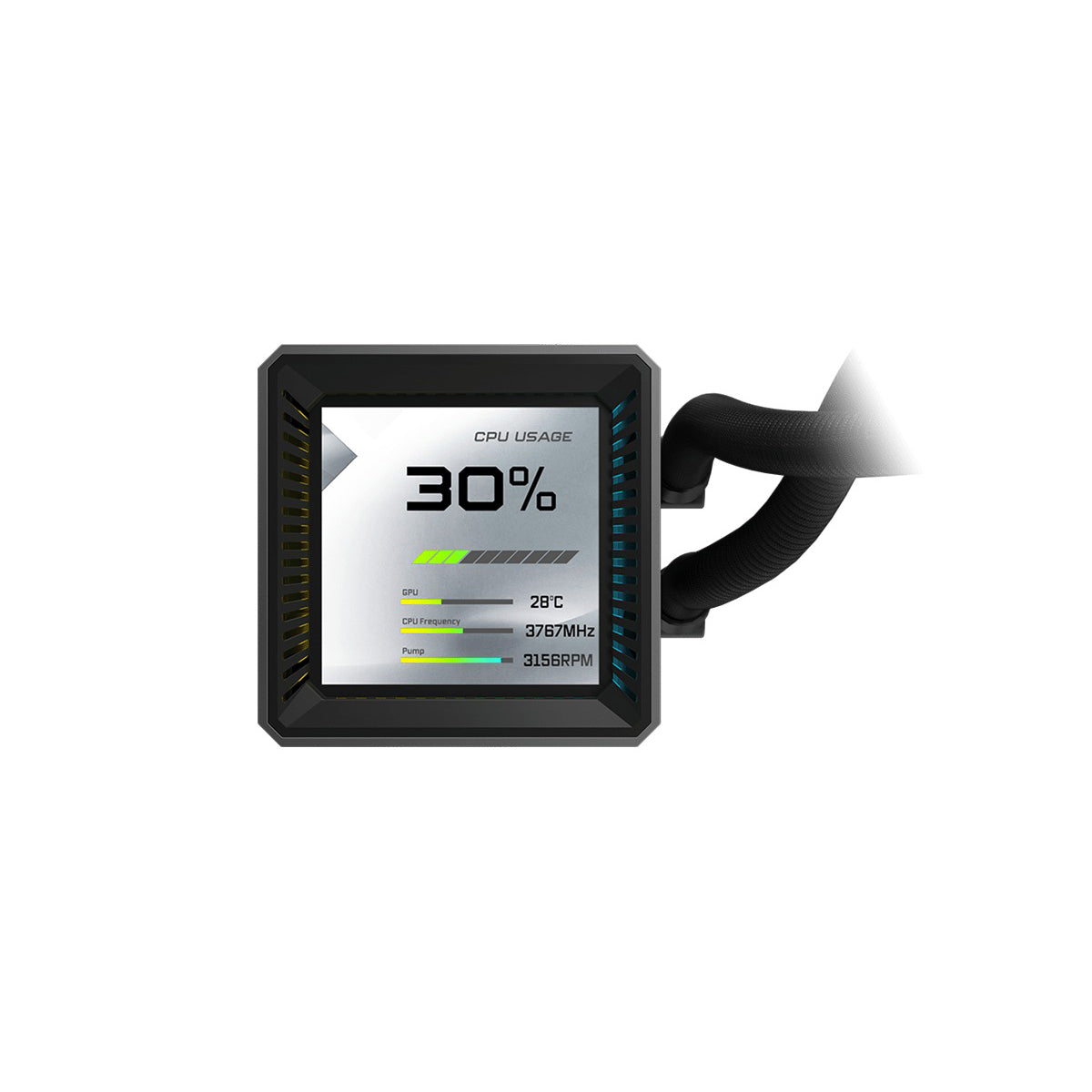 ASRock Steel Legend Dark 360 LCD AIO Liquid Cooler