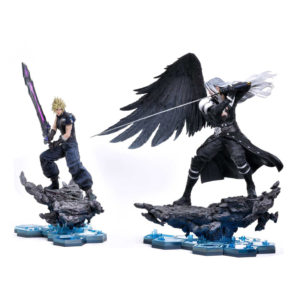 Square Enix Masterline Final Fantasy VII Rebirth 1/4 Scale - Cloud Strife vs. Sephiroth Pre-Order Downpayment
