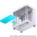 Jonsbo TK-3 ATX Separated Cabinet Computer Case (Black, White)