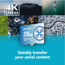 Lexar FLY microSDXC UHS-I C10 U3 V30 A2 160MB/s Read Memory Card | DataBlitz