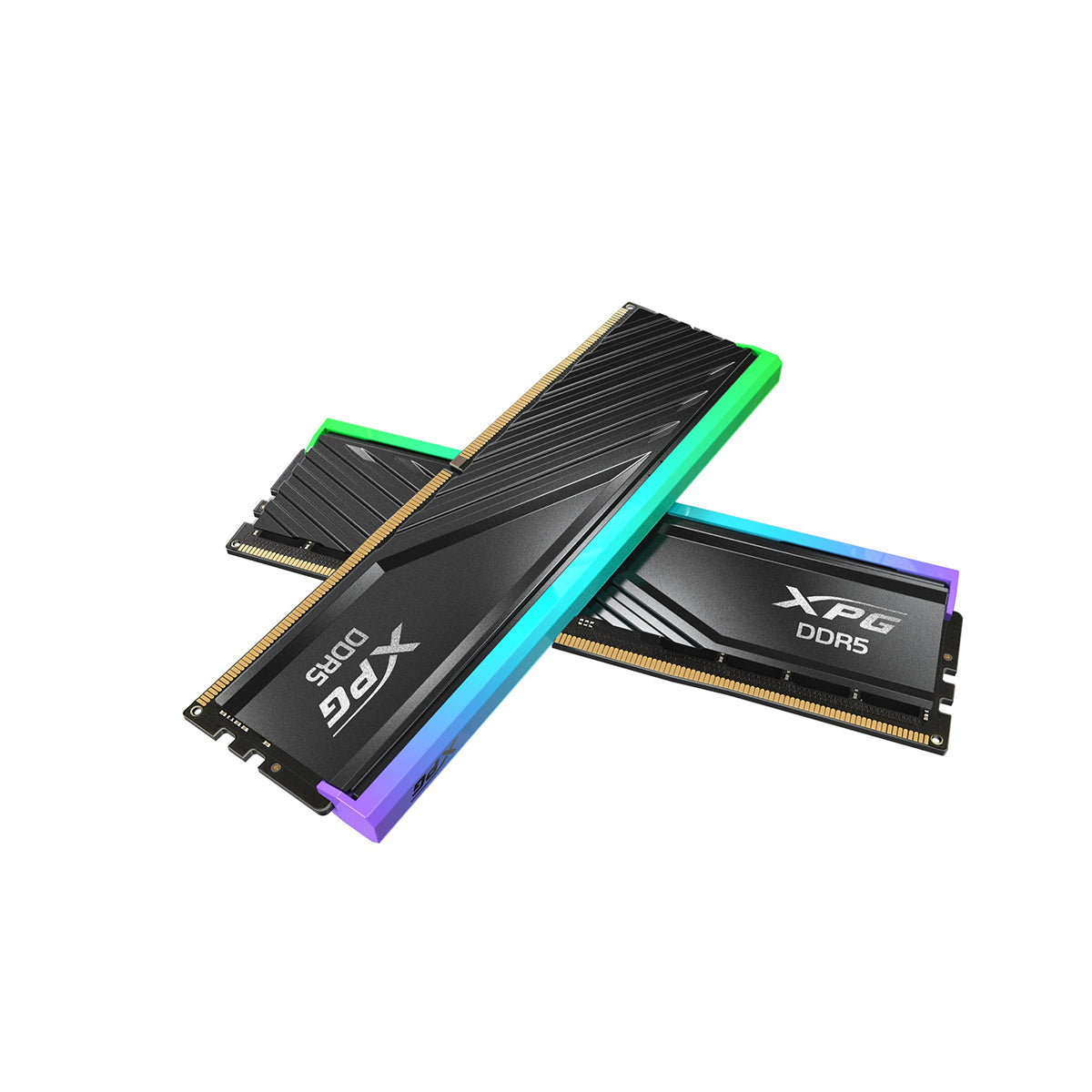 Adata XPG Lancer Blade 32GB (2x16GB) RGB DDR5 6000MT/s CL 34-38-38 1.35V Desktop Memory with Heatsink (Black, White) (AX5U6000C3416G-DTLABRBK, AX5U6000C3416G-DTLABRWH)