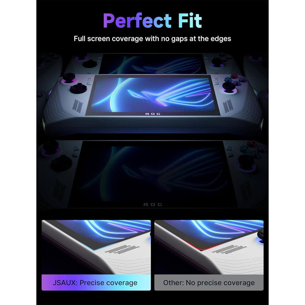 JSAUX Ultra Clear Anti-Glare Screen Matte Protector for ROG Ally / ROG Ally X 2-Pack (GP0113A)