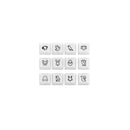 Akko Clear White V2 Transparent Keycaps Set ASA 155 KEYS - DataBlitz