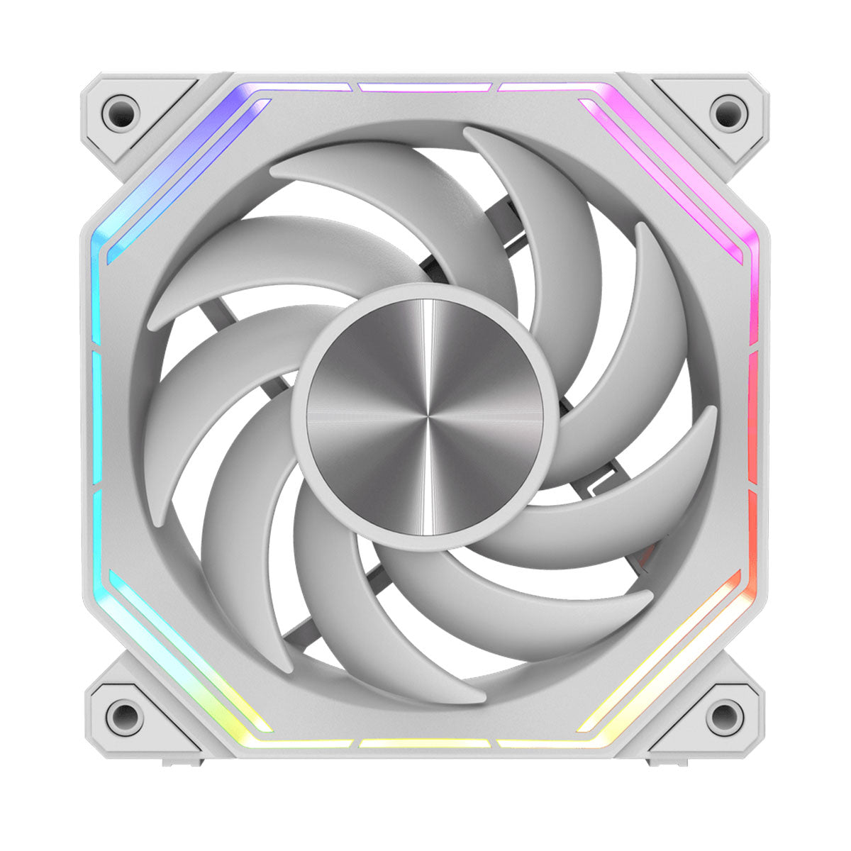 DarkFlash INF34 PWM ARGB Single Cooling Fan (Black, White)