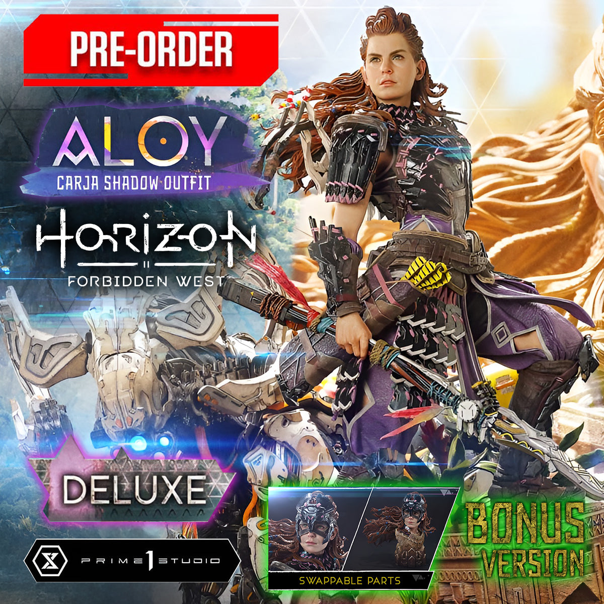 Real Elite Masterline Horizon Forbidden West Aloy Carja Shadow Outfit