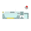 E-Yooso Z-14 Single Light 104 Keys Mechanical Keyboard White/Grey (Red Switch)