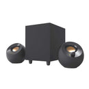 Creative Pebble Plus Modern 2.1 USB Desktop Speakers With Subwoofer (Black)