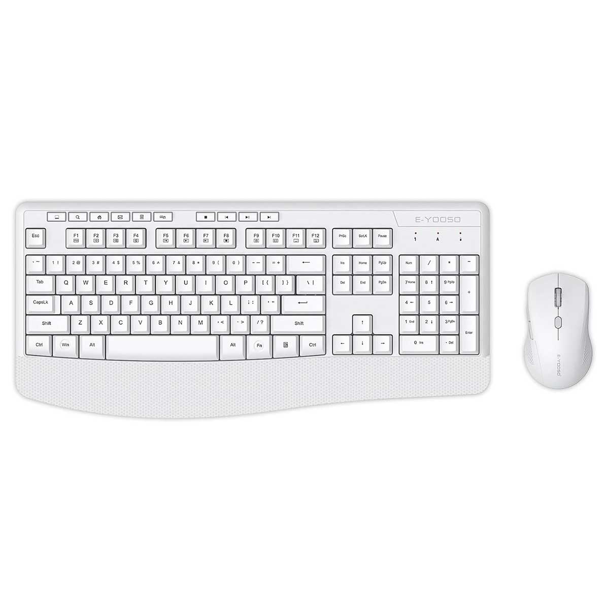 E-YOOSO E-787 Wireless Keyboard & Mouse Combo (White)