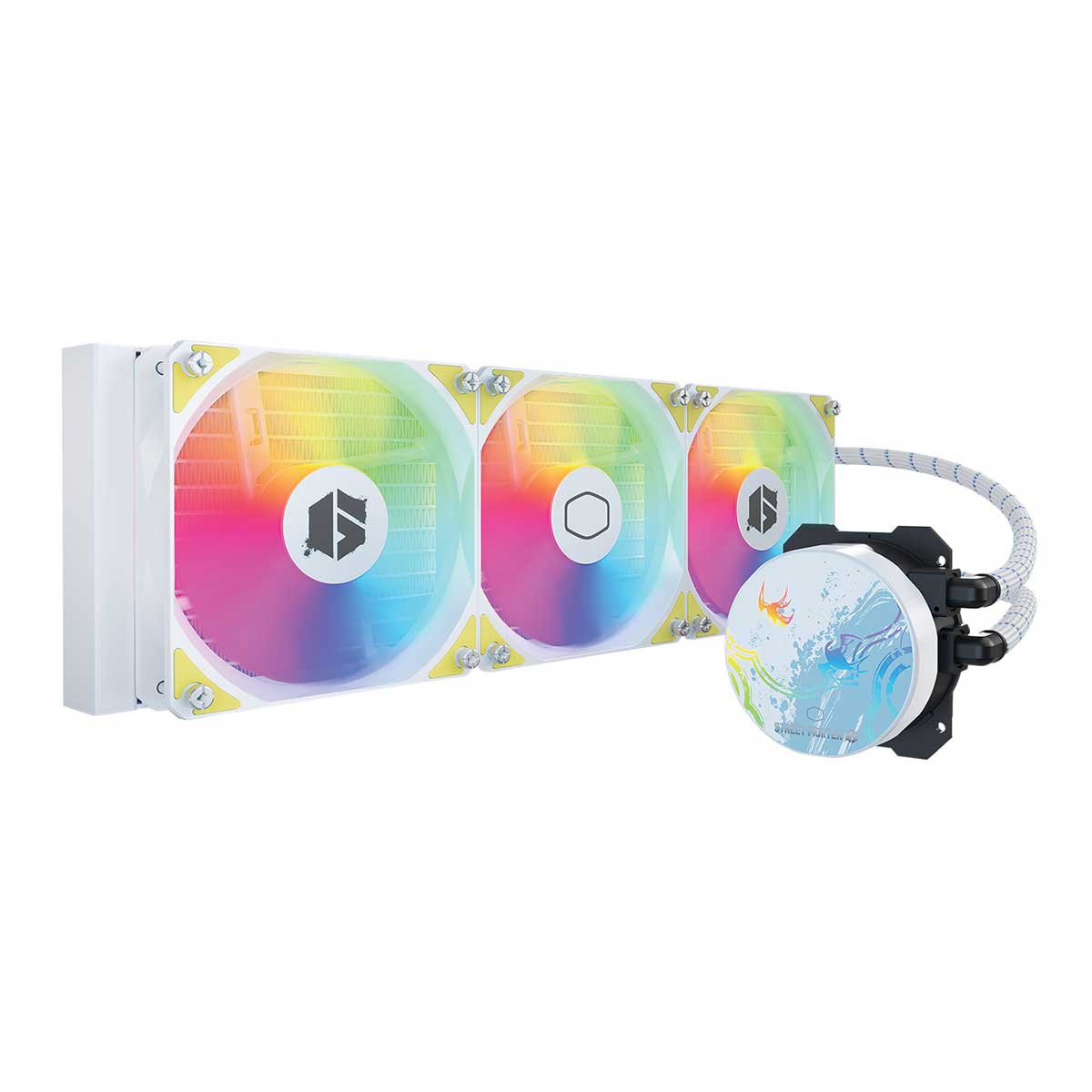 Cooler Master Masterliquid 360L Core ARGB CPU Liquid Cooler - SF6 Chun-Li Edition (White)