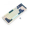 Redragon Eisa Pro 3 Modes 98-Key Hot-Swappable RGB Mechanical Keyboard - White Blue (Linear Red Switch) (K686WB-RGB-Pro)