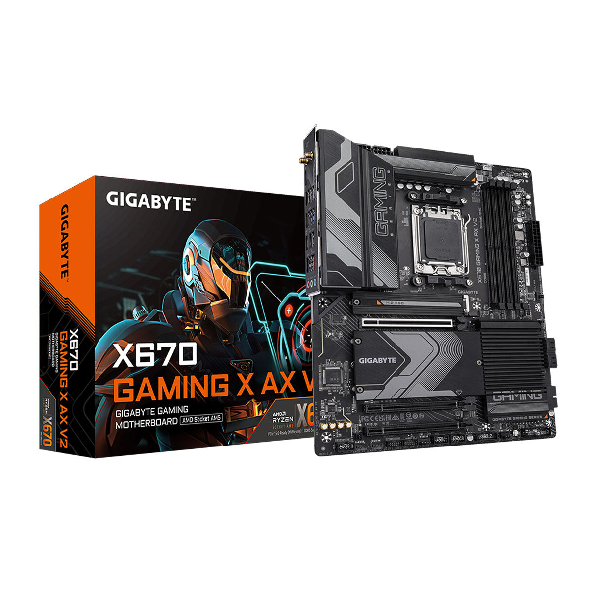 Gigabyte X670 Gaming X AX V2 AMD AM5 DDR5 WiFi 6 Motherboard