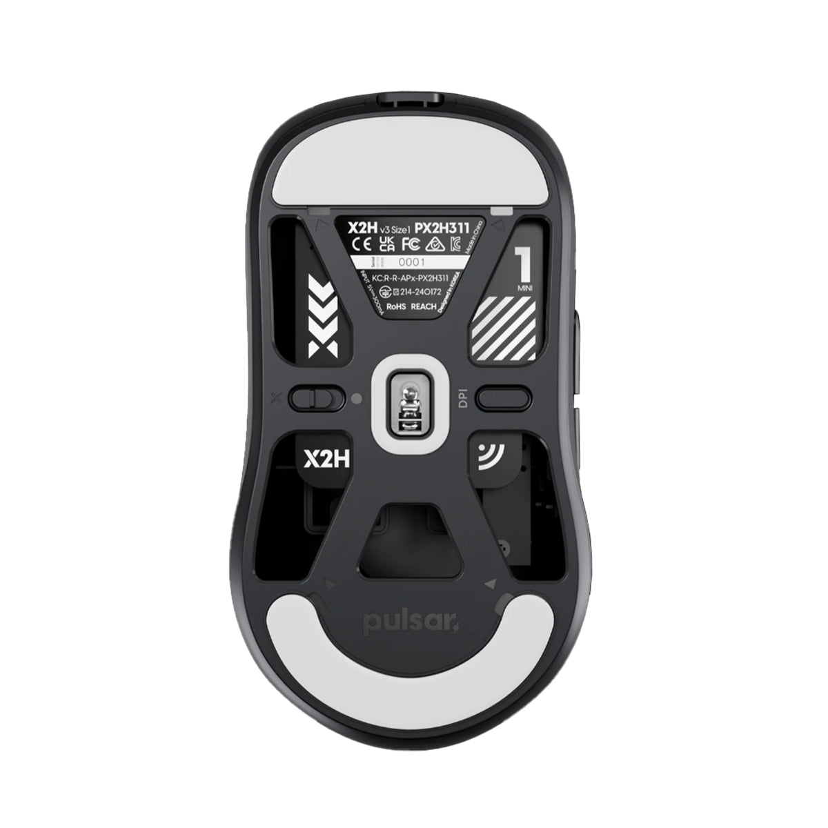 Pulsar X2H V3 Ultralight Weight eSports Gaming Mouse Size 1 - DataBlitz