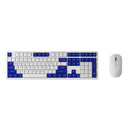 Monsgeek MX108 Business Wireless Mechanical Keyboard & Mouse Combo (Blue & White)