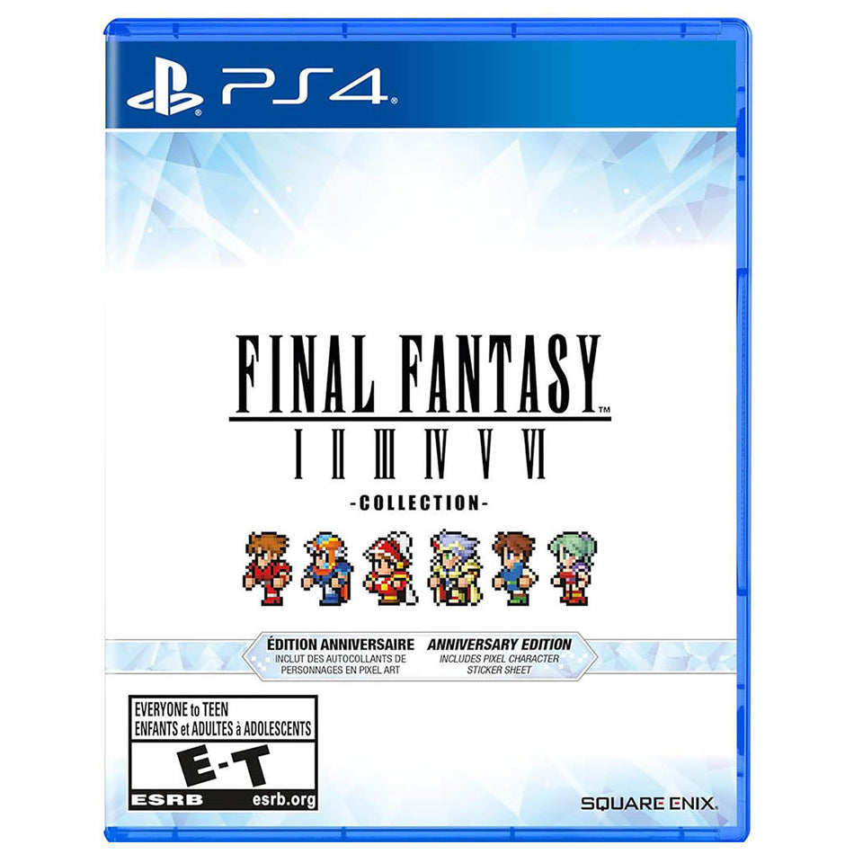 PS4 Final Fantasy I-VI Pixel Remaster Collection Anniversary Edition ALL (US) (Eng/FR)