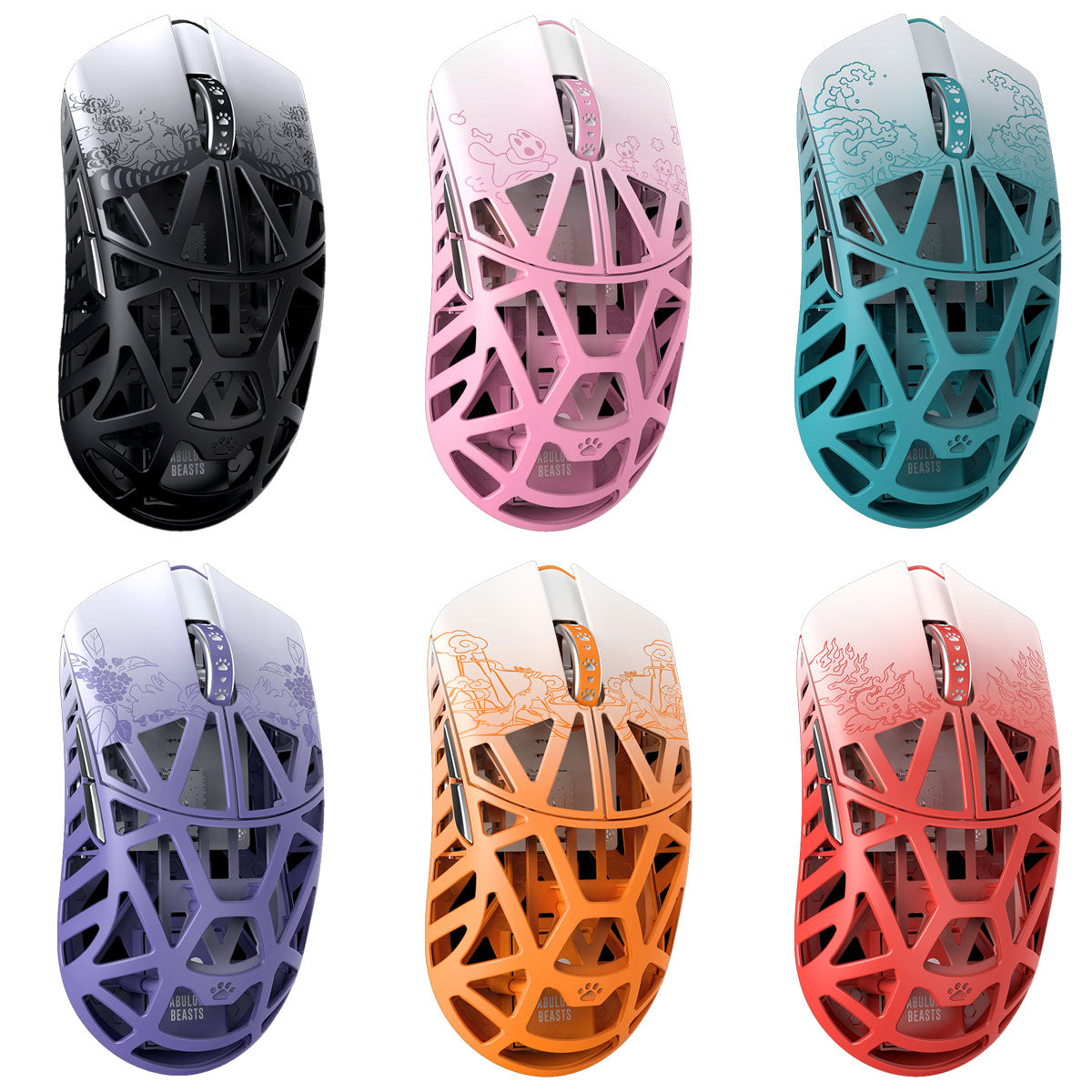 Fabulous Beasts X WLmouse Beast X 8K Lightweight Magnesium Alloy Gaming Mouse