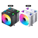 Jonsbo CR-3000 ARGB 120MM Dual-Fan / Dual-Tower CPU Cooler (Black, White)