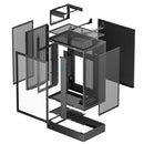 DeepCool CH170 Plus Vertical M-ATX Compact Case (Black, White)