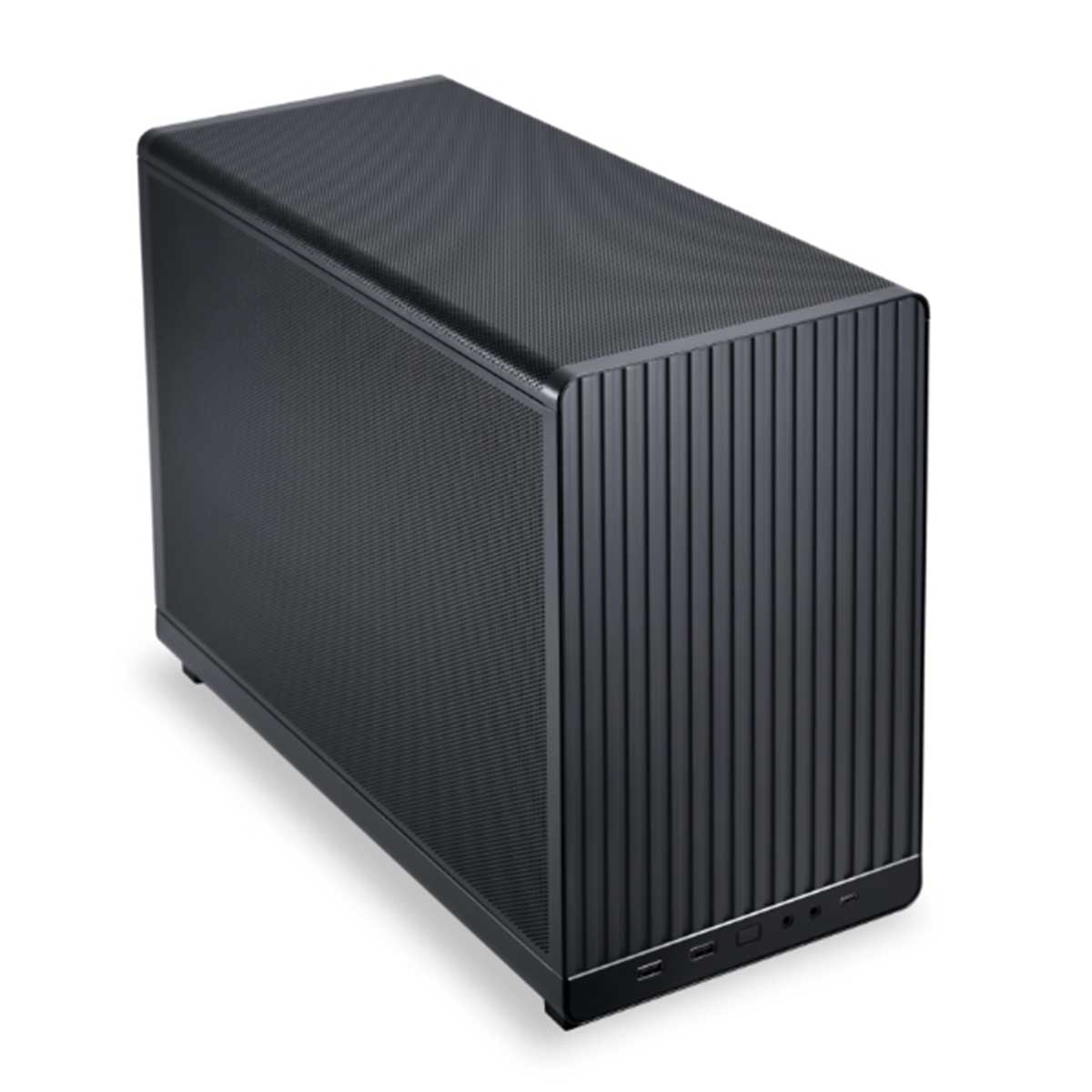 Lian Li A3-mATX-WDG Wooden Panel/Side Glass 26.3L Micro Form Factor PC Case (Black, White)