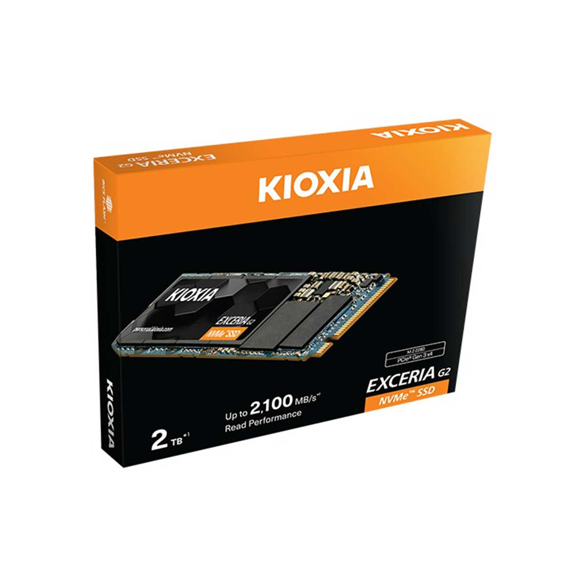 Kioxia Exceria G2 500GB PCIe Gen3 x4 M.2 2280 NVME SSD (LRC20Z500GG8)