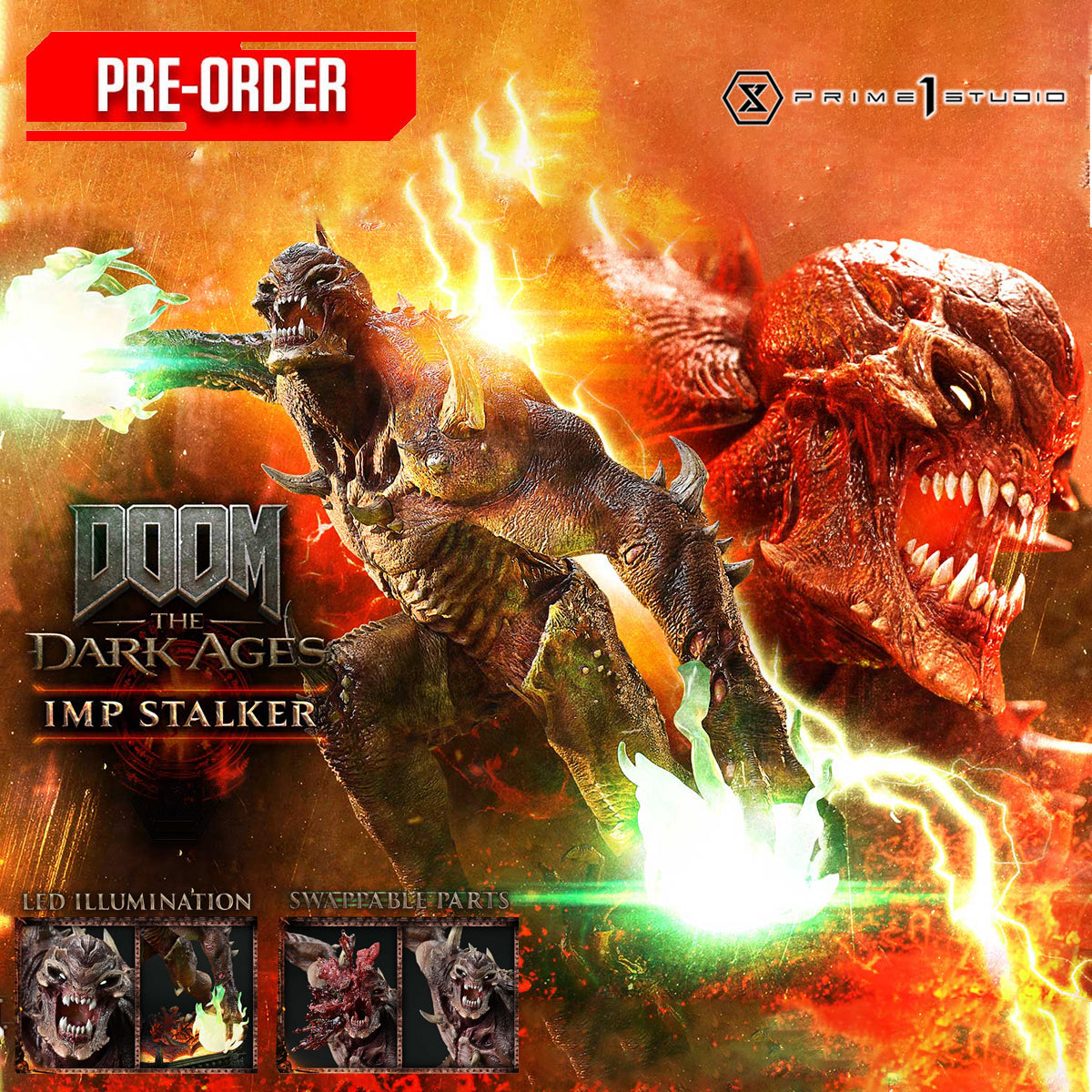 Ultimate Premium Masterline Doom: The Dark Ages Imp Stalker | DataBlitz