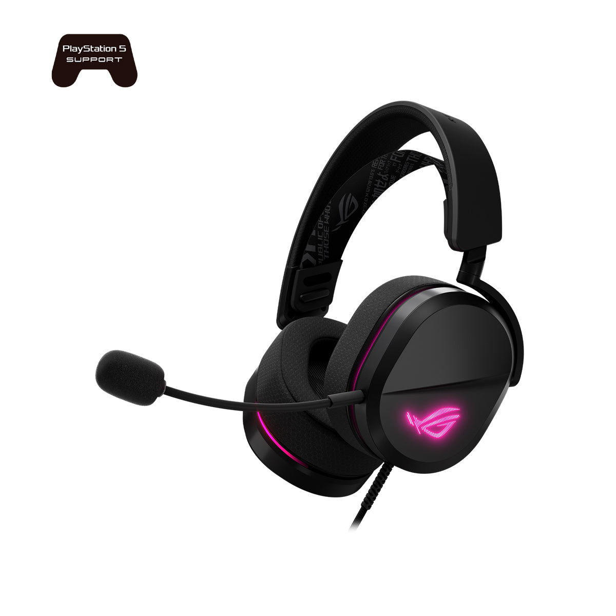 ASUS ROG Pelta Core USB-C Wired Gaming Headset (Black) (A502)