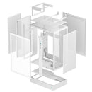 DeepCool CH170 Plus Vertical M-ATX Compact Case (Black, White)