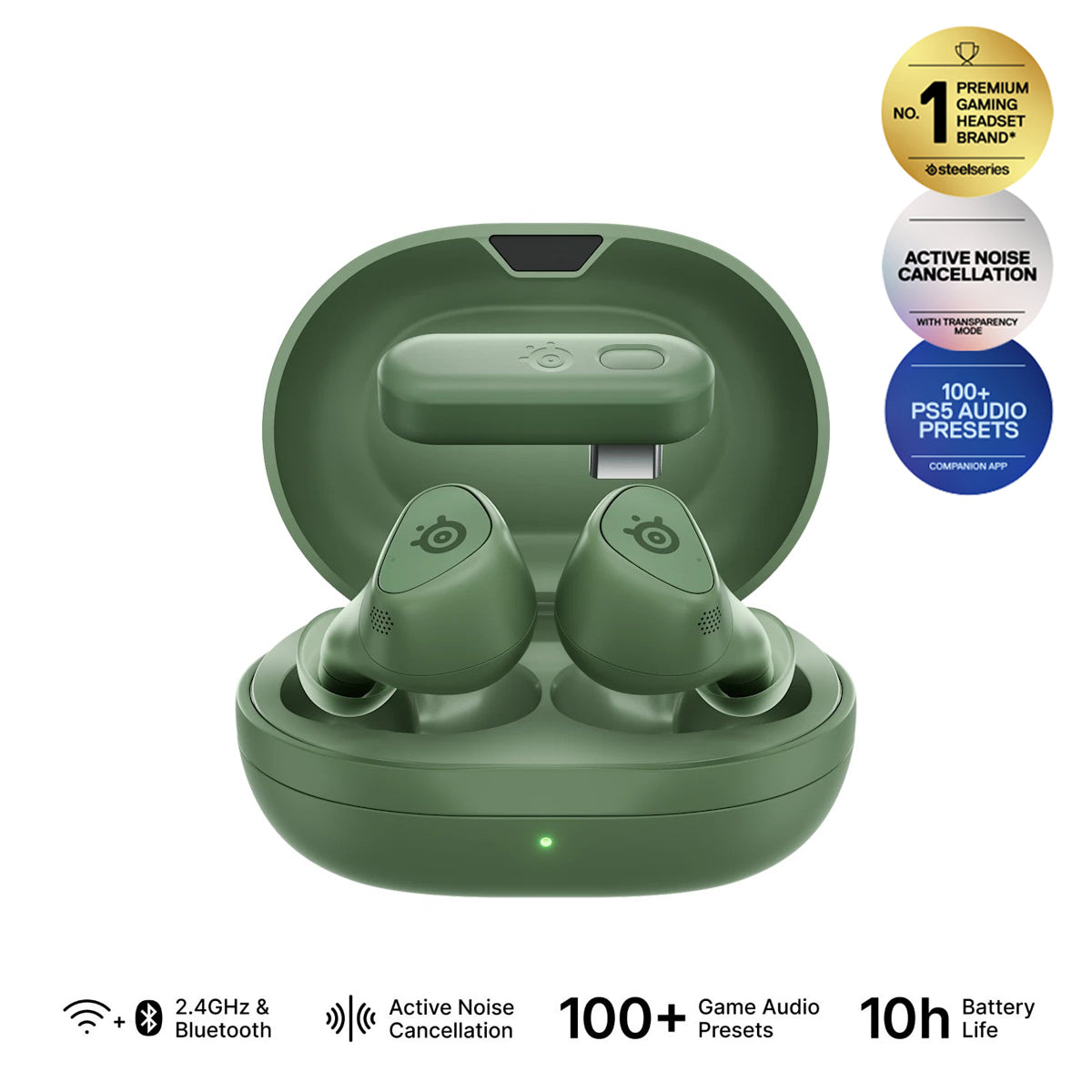 SteelSeries Arctis Gamebuds for Playstation (Match, Yuzu, Black, Glorange, White)