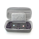 Dobe 3-in-1 Kit for Nintendo Switch/ Switch OLED (Pro Grip Controller Transparent Black + Storage Bag + Controller Rocker Cap) TNS-2163D