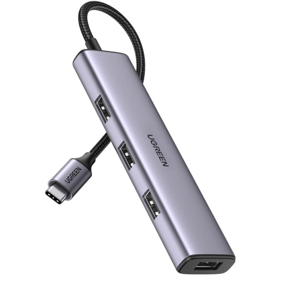 Ugreen 4-in-1 Portable & Foldable USB-C Hub (Gray) (CM801/35590)