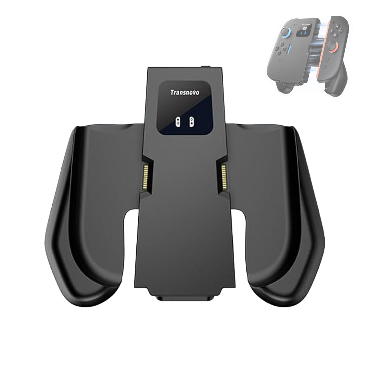Transnovo 1400mAh Charging Grip for Nintendo Switch 2 (Black) (NS2-CG08)