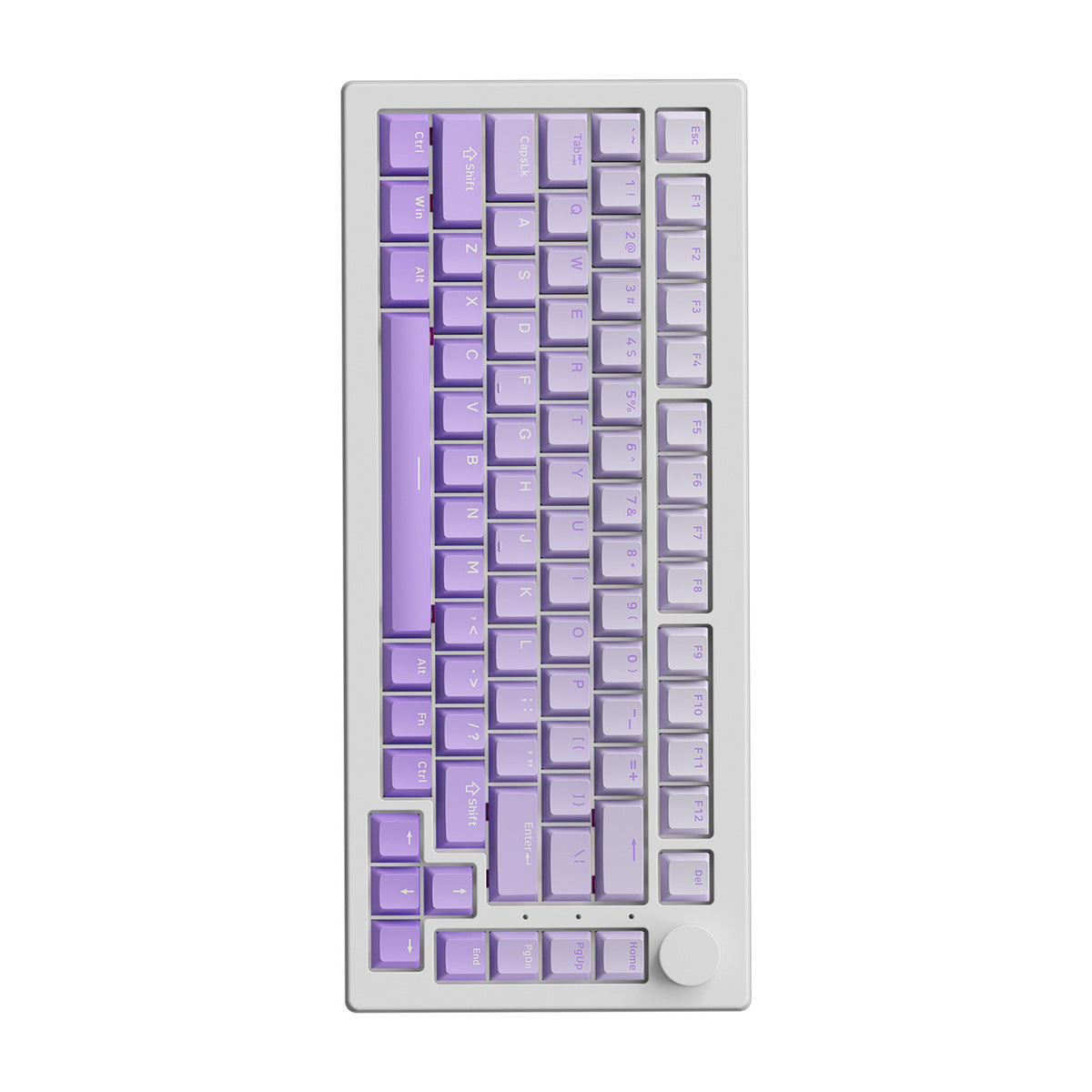 Akko 5075 V3 Multi-Mode RGB Hot-Swappable Mechanical Keyboard (Gradient Puple)
