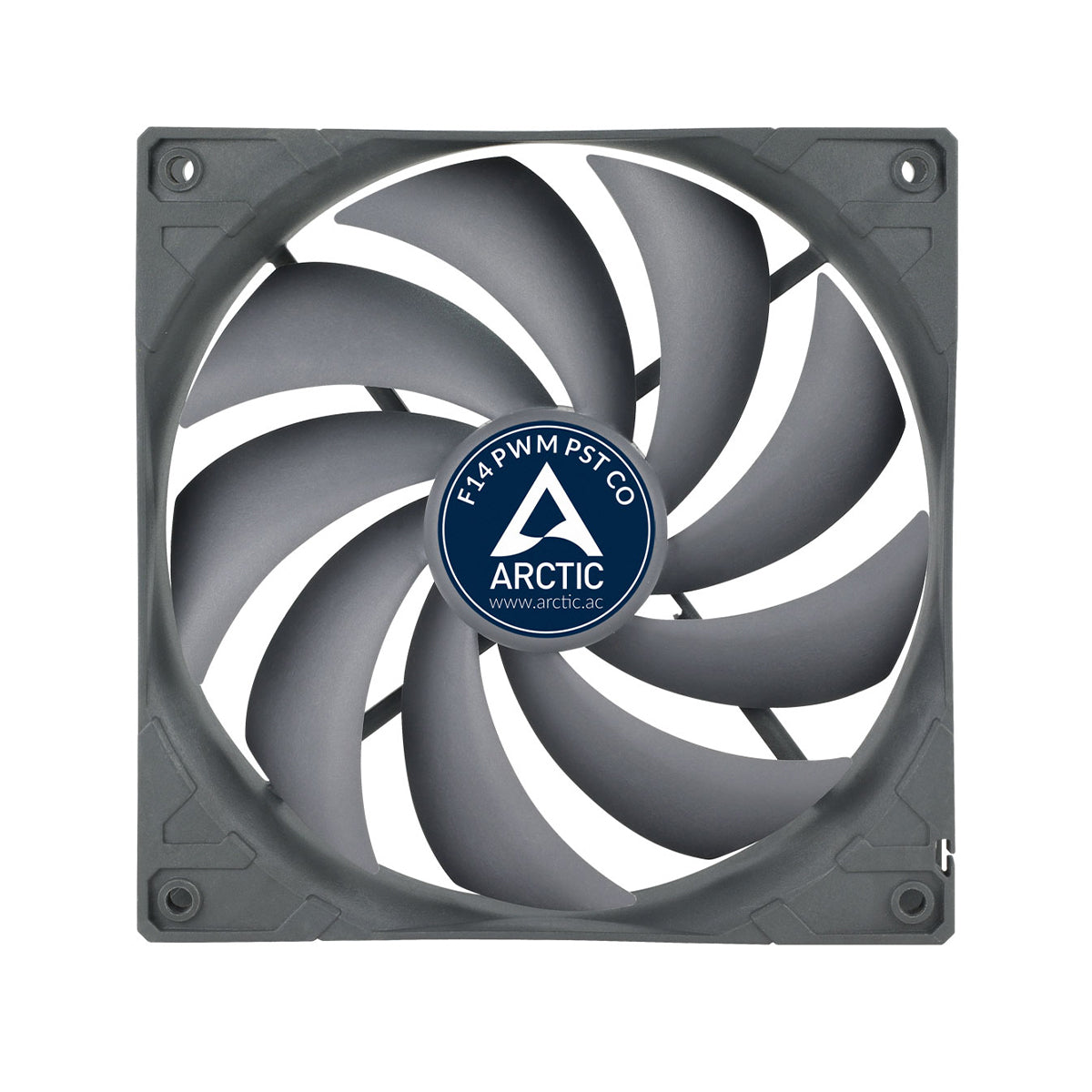 Arctic F14 PWM PST CO 140mm PWM Fan with Cable Splitter for Continuous Operation (Black)