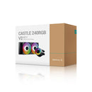Deepcool Gamer Storm Castle 240RGB V2 240MM Liquid Cooler With Add-RGB Fan (DP-GS-H12AR-CSL240V2) + Deepcool LGA1700 Mounting Bracket Kit