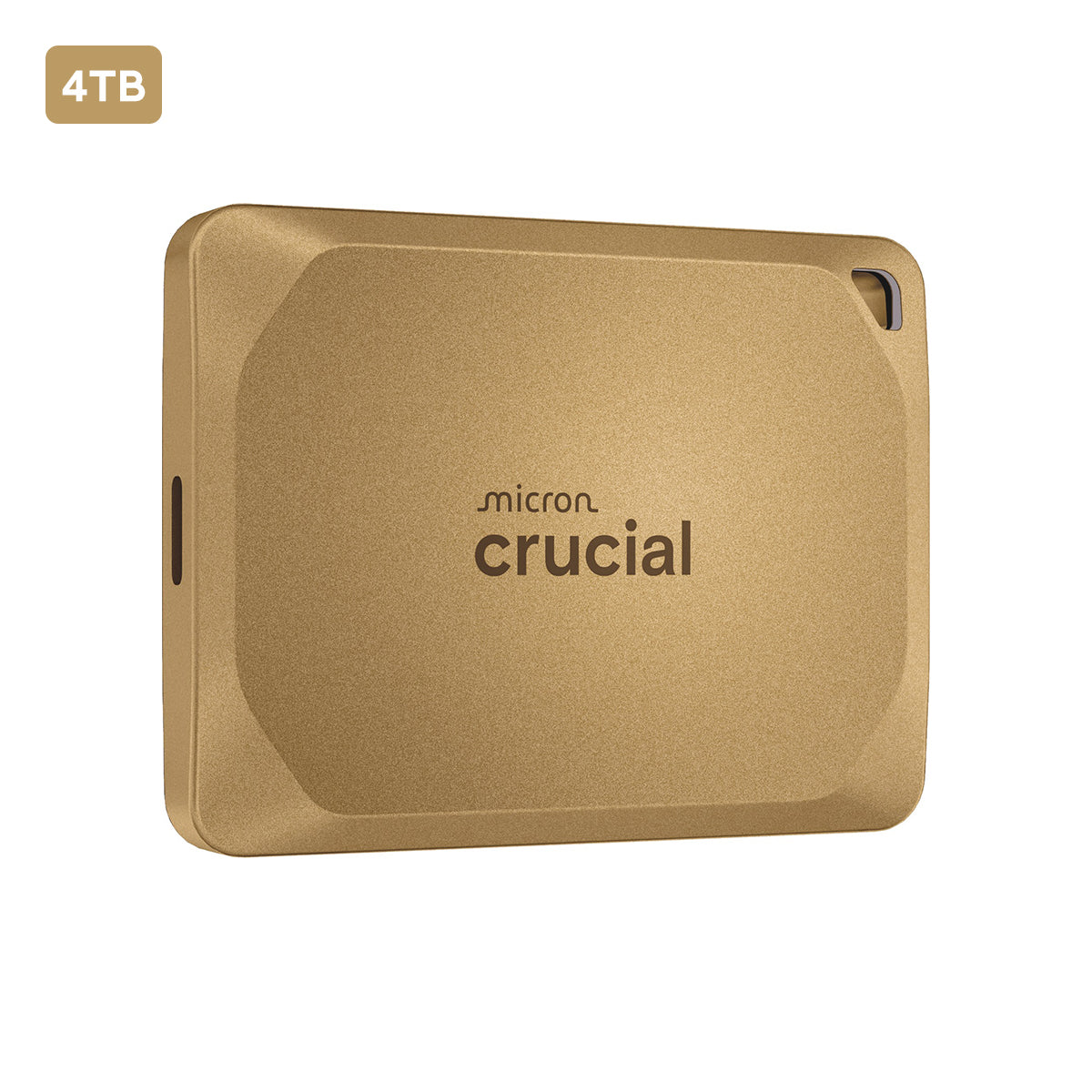 Crucial X10 Pro USB 3.2 Gen-2x2 (20Gb/s) 2100MB/s Read Type-C Portable SSD (Gold) | DataBlitz