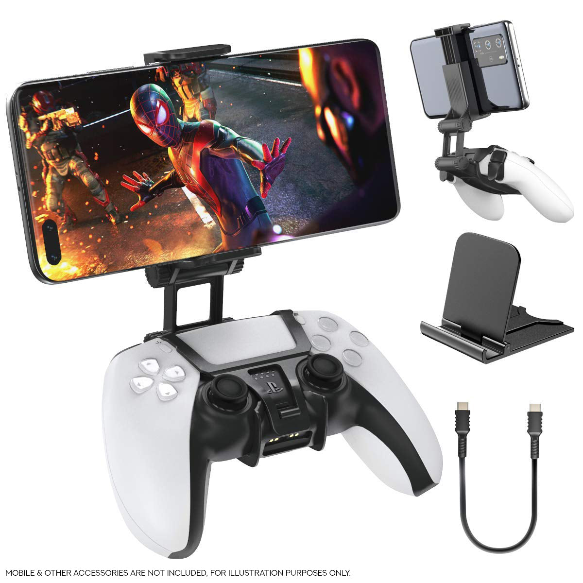 OIVO PS5 Controller Phone Clip Mount (Black) (IV-P5215)