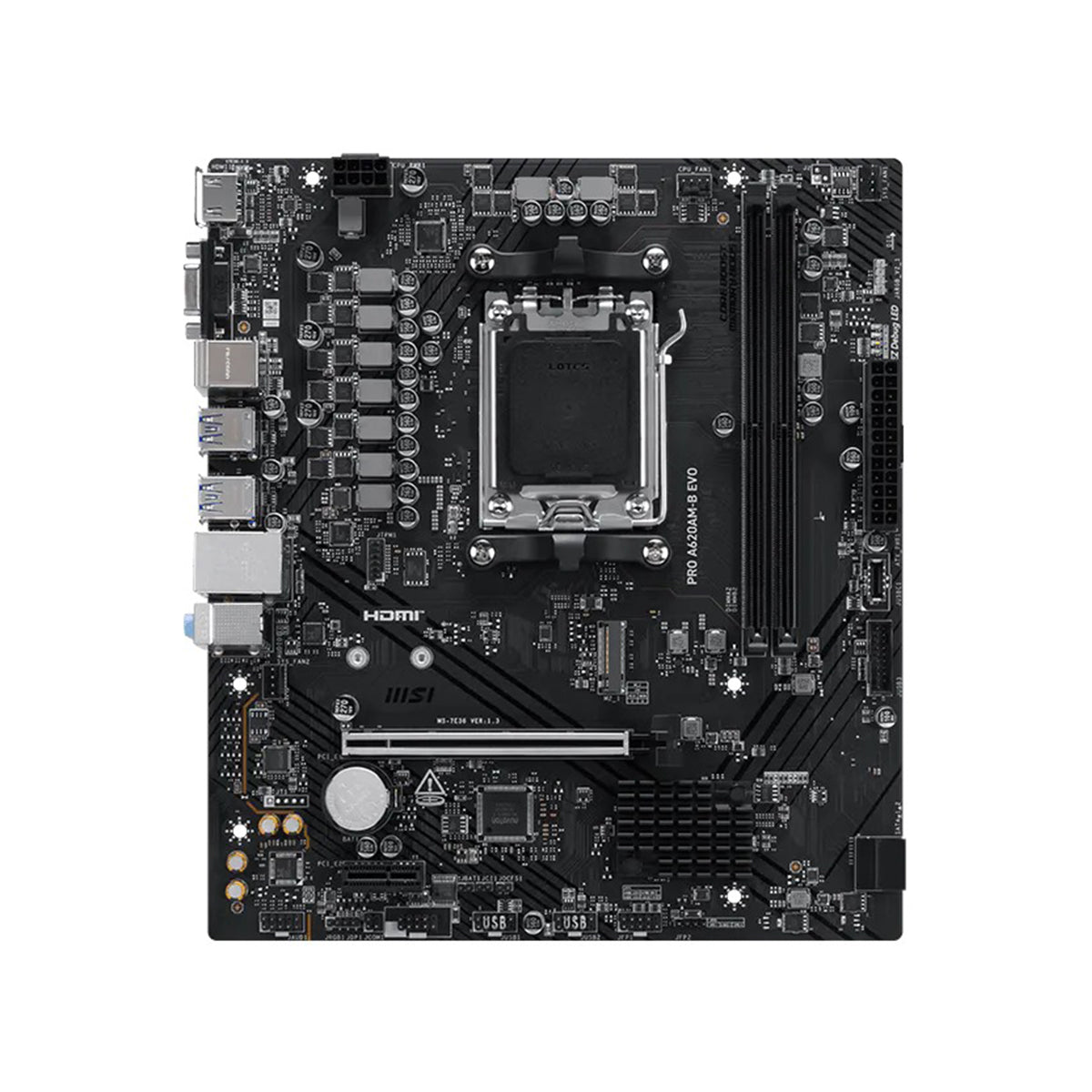 MSI PRO A620AM-B EVO DDR5 AMD Motherboard