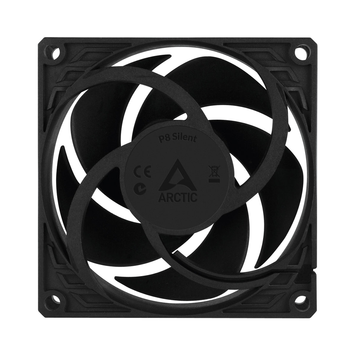 Arctic P8 Silent 80mm Low Noise Single Fan (Black) (ACFAN00152A)