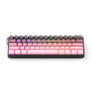 MonsGeek FUN60 Ultra SP Shine-Through Black & Pink Gradient Wired RGB Mechanical Keyboard