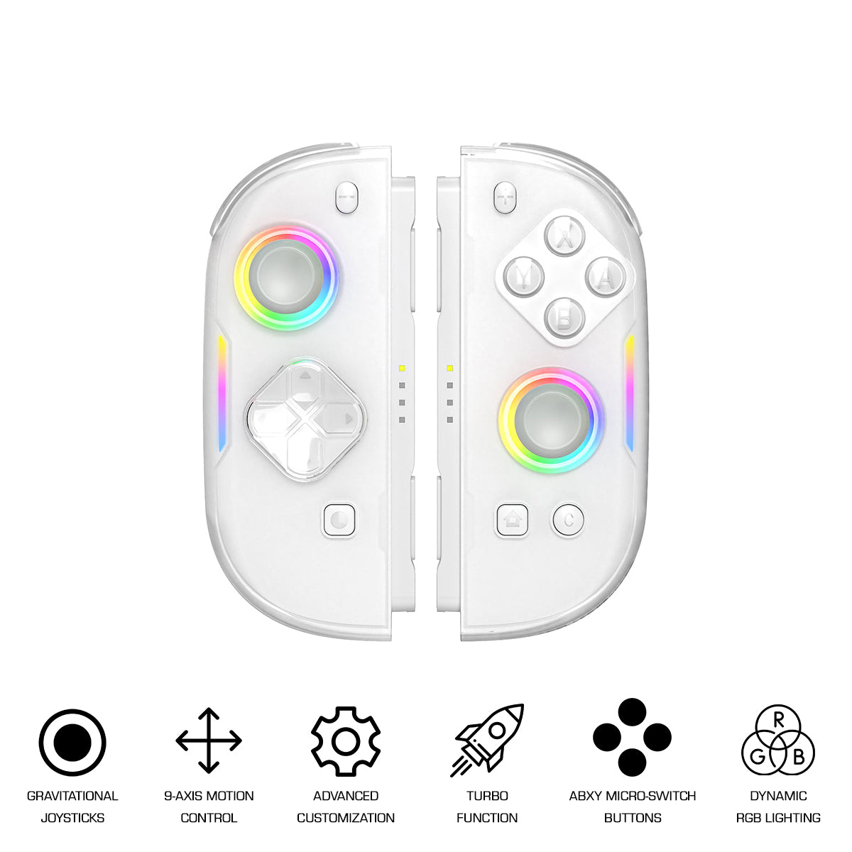 IINE Twin Lumina Wireless Joy-Pad for Nintendo Switch 2 (L1302)