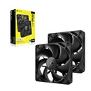 Corsair iCue Link RX140 140mm PWM Fan Twin Starter Kit (Black) | DataBlitz