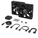 Corsair iCue Link RX140 140mm PWM Fan Twin Starter Kit (Black) | DataBlitz