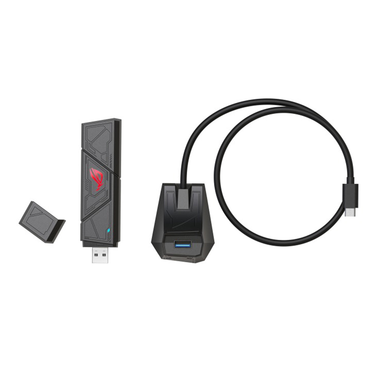 ASUS ROG USB-BE92 Tri-Band BE6500 WiFi 7 Plug & Play USB Adapter