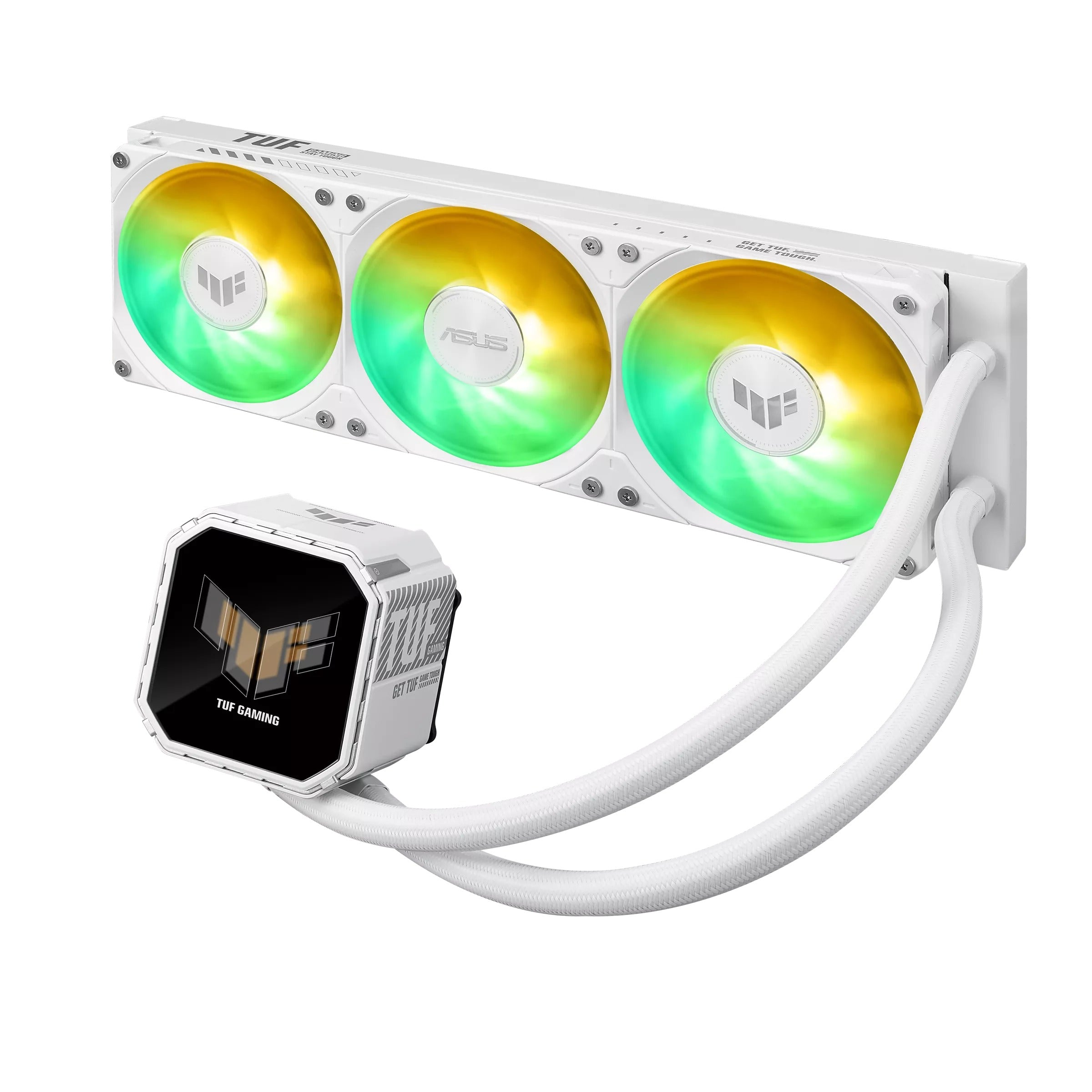 ASUS TUF Gaming LC III 360 ARGB LCD CPU Liquid Cooler with Pre-Installed & Integrated Triple Fans