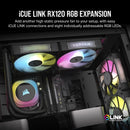 Corsair iCue Link RX120 RGB 120MM PWM Single Fan Expansion (Black, White)